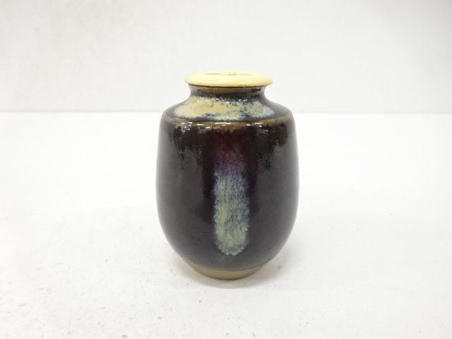 JAPANESE COLLECTIBLE / ARTISTS WORK / SHIRI-JARI-BARI TEA CADDY